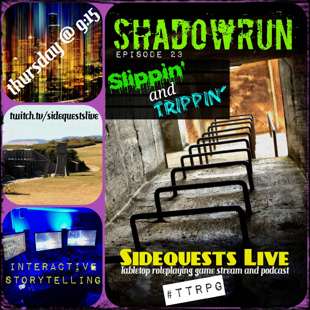 SideQuests Live - TTRPG podcast - Dungeons and Dragons & Shadowrun and more