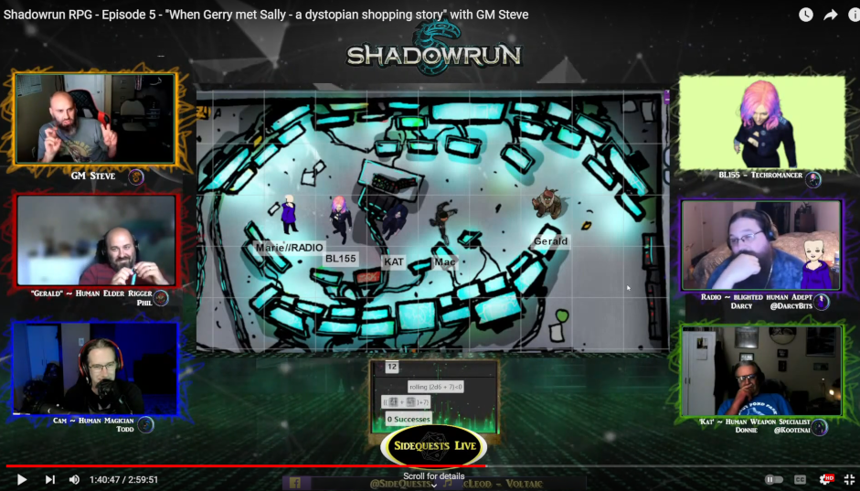 SideQuests Live - TTRPG podcast - Dungeons and Dragons & Shadowrun and more