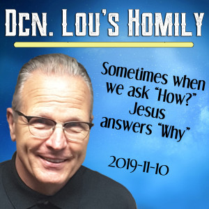 81. Dcn. Lou Homily - Sometimes when we ask "How?" Jesus answers "Why"