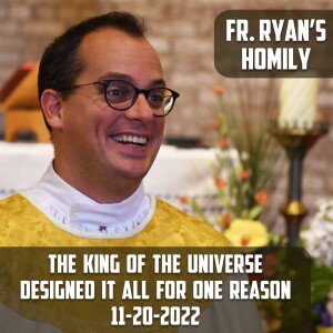 329. Fr. Ryan Homily - The King of the Universe Designed it all for One Reason
