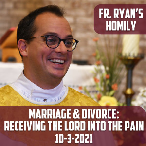 225. Fr. Ryan Homily - Marriage & Divorce - Receiving the Lord into the Pain