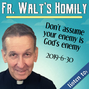 55. Fr. Walt Homily - Don't assume your enemy is God's enemy