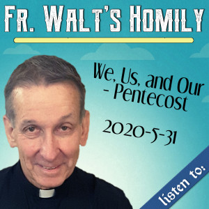 124. Fr. Walt Homily - We, Us, Our - Pentecost 2020