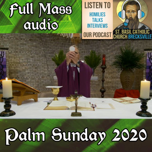 119. Palm Sunday 2020 – Full Mass Audio