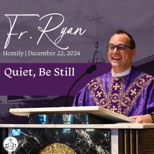 498. Fr. Ryan Homily - Quiet, Be Still