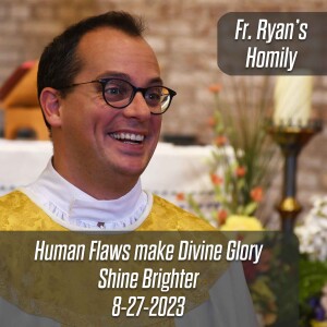 382. Fr. Ryan Homily - Human Flaws make Divine Glory Shine Brighter