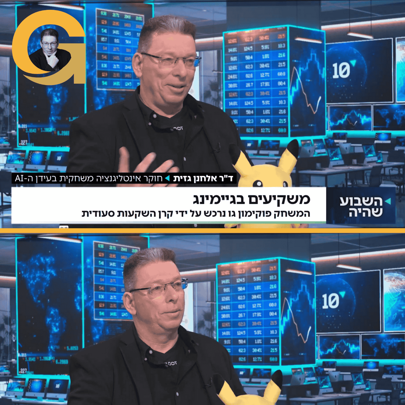 פרק 80. למה ערב הסעודית רכשה את פוקימון גו ב 3.5 מיליארד דולאר? ראיון בערוץ 10 ערוץ הכלכלה של ישראל