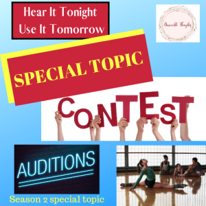 Special Topic: Contest Season --Casting Your Dancers