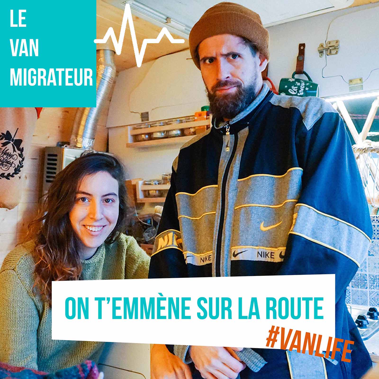 Ils voyagent en van avec leur chat, Pooka