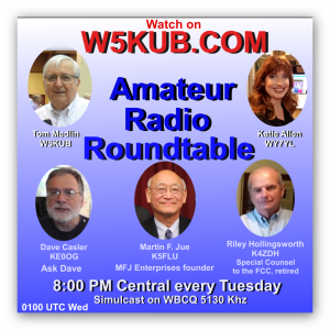 Amateur Radio Roundtable Mar 23, 2019
