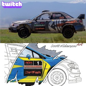 RallyCast Episode 72 - Sam Albert on VR Gaming and Scott Alderson Art's Rally Coloring Book