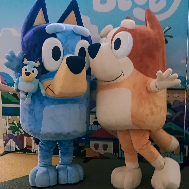 bluey talking plush