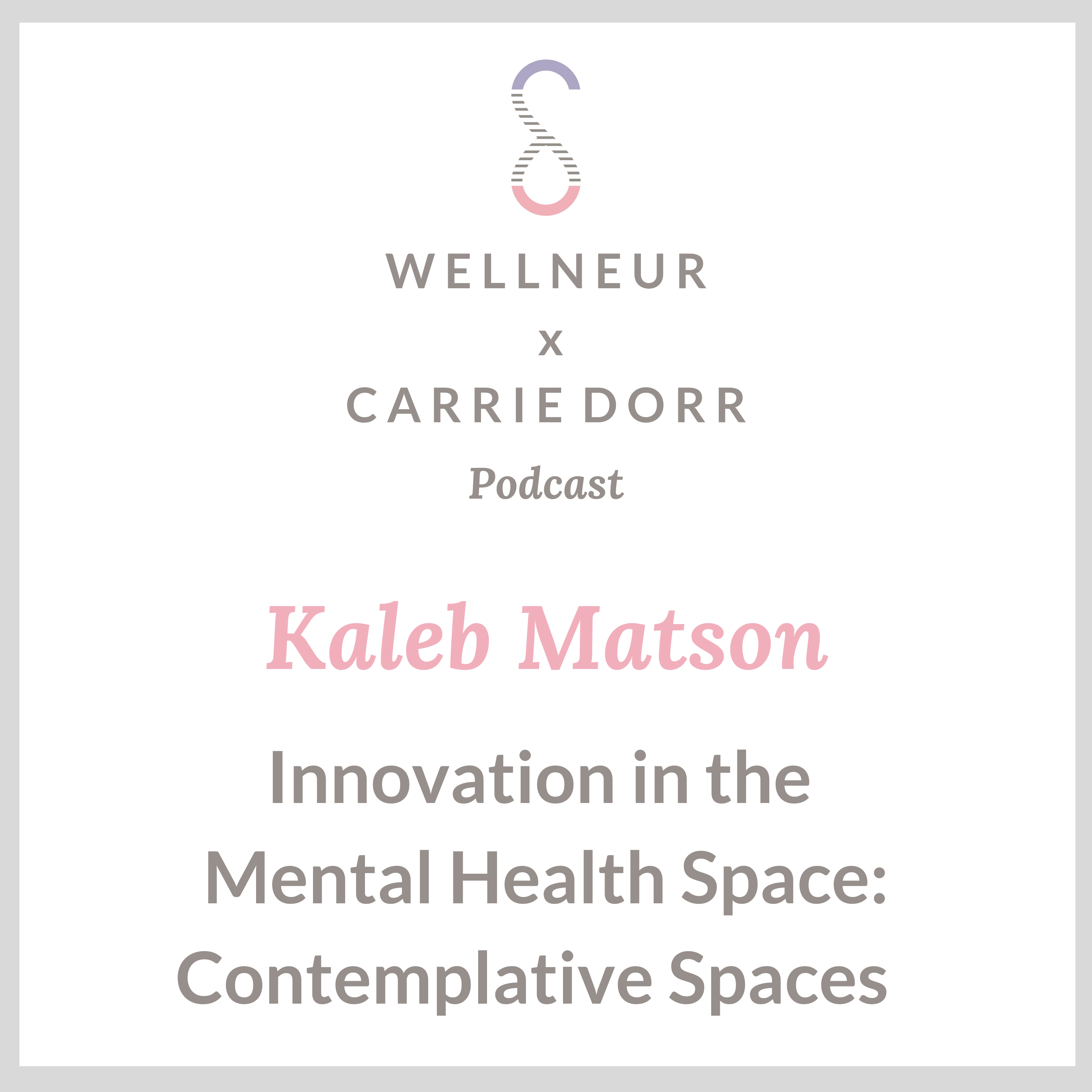 Kaleb Matson: Innovation in the Mental Health Space: Contemplative Spaces