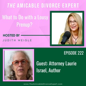 What to Do with a Lousy Prenup? w/Attorney Laurie Israel, Author