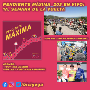 PENDIENTE MÁXIMA 203: 1a semana de La Vuelta