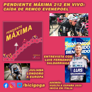 PENDIENTE MÁXIMA 212: Caída de Remco Evenepoel