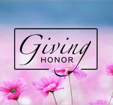 Giving Honor