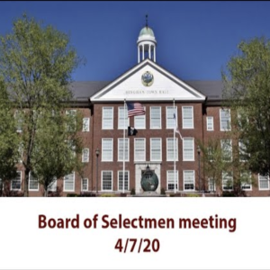Board of Selectmen meeting 4/7/2020