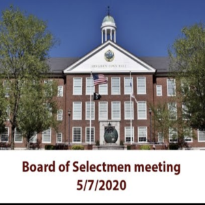 5/7/2020 Board of Selectmen meeting 
