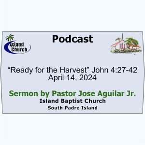 “Ready for the Harvest” John 4:27-42, 2024-04-14