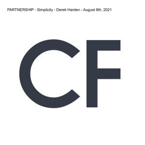 PARTNERSHIP - Simplicity - Derek Harden - August 8th, 2021