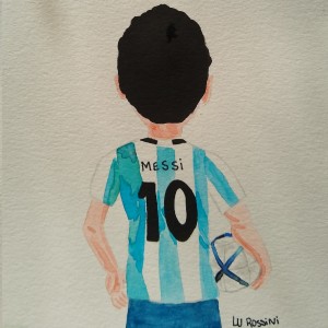 La pelota siempre a Messi