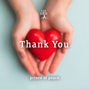 Thank You from Prince of Peace