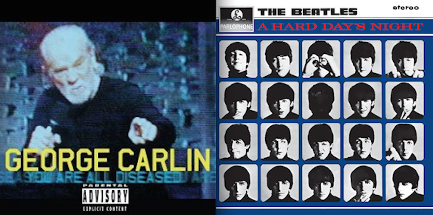 1,001 Albums: Albums 0042: George Carlin - You Are All Diseased / The Beatles - A Hard Day's Night