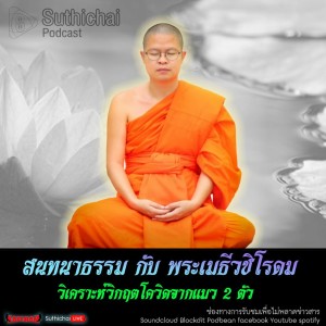 Suthichai Podcast สนทนาธรรม กับ พระเมธีวชิโรดม วิเคราะห์วิกฤตโควิดจากแมว 2 ตัว