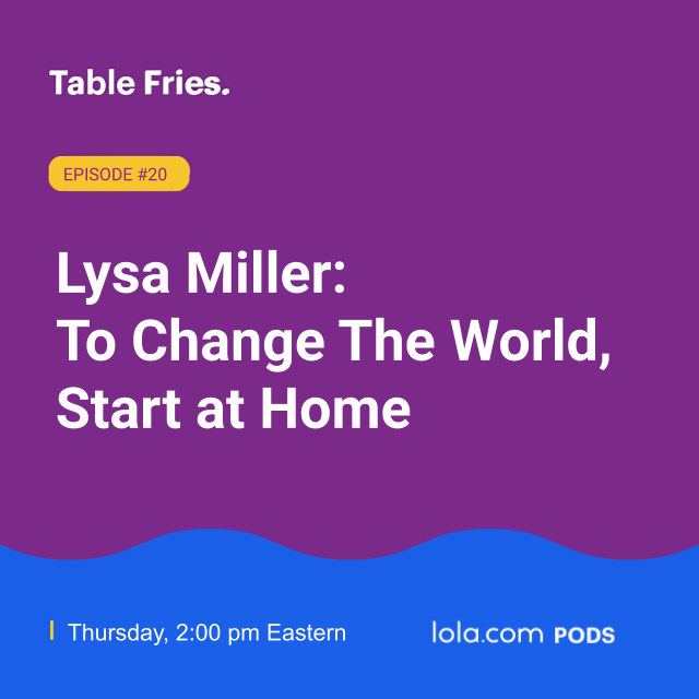 To Change The World, Start at Home