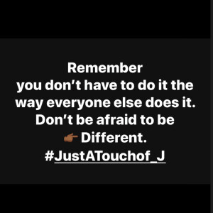Donโt be afraid to be different yall! โบ๏ธ๐๐๐พ๐๐ฅ
