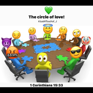 βThe circle of love!β This is #JustATouchof_J ππΎ I got them pieces 4U!