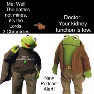 Kidneys functioning at %50? Gods Pieces! 👌🏾 It’s still poppin podcast Thursday’s! 😉 #JustATouchof_J