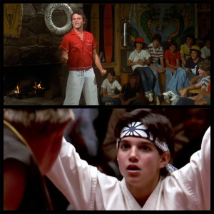 Ep 45: Cast On, Cast Off - Meatballs and Karate Kid