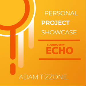 Personal Project Showcase w/ Adam Tizzone