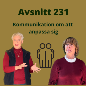 Avsnitt 231, Kommunikation om att anpassa sig