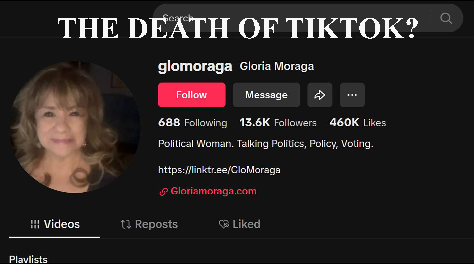 Gloria Moraga - Political Woman