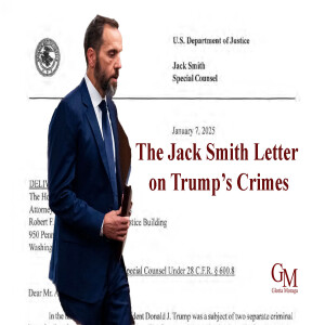 The Jack Smith Letter on Trump's Federal Crimes