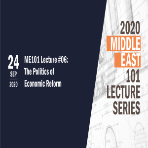 ME 101 Lecture #06: The Politics of Economic Reform