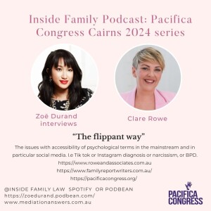 “the flippant way”, the risks of social media diagnosis, Clare Rowe, Pacifica Congress Cairns