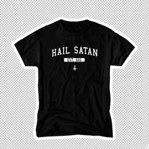 Kicked off of Plane for Satanic Shirt?