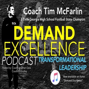 Coach Tim McFarlin: 3 Time GHSA Football State Champion