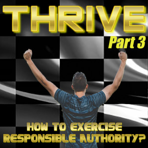 Thrive, Part 3 - How To Exercise Responsible Authority?