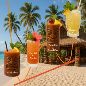 Episode #85: Whiskey Tiki Cocktails! | It’s Easy To Get a Buzz on When You’re Double Fisting