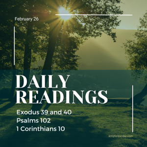 Thoughts on the readings for January 26th (Genesis 42, 43 Psalms 46, 47, 48, Matthew 28)