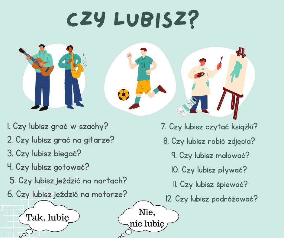 #238 Co lubisz robić?- What do you like to do?