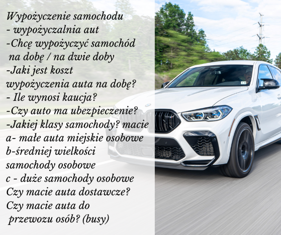 #255 Wypożyczalnia samochodu - Car rental