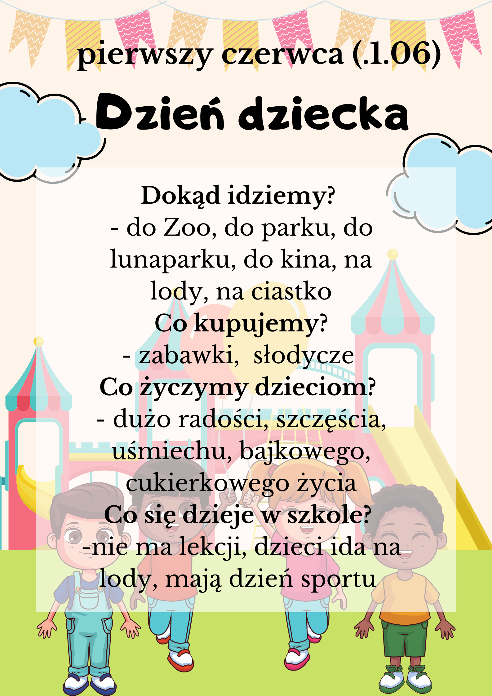 #245 Dzień Dziecka (1 czerwca) - Children’s Day (June 1st)