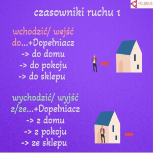 #324 Czasowniki ruchu Wejsc i Wyjsc - Verbs moving in and out