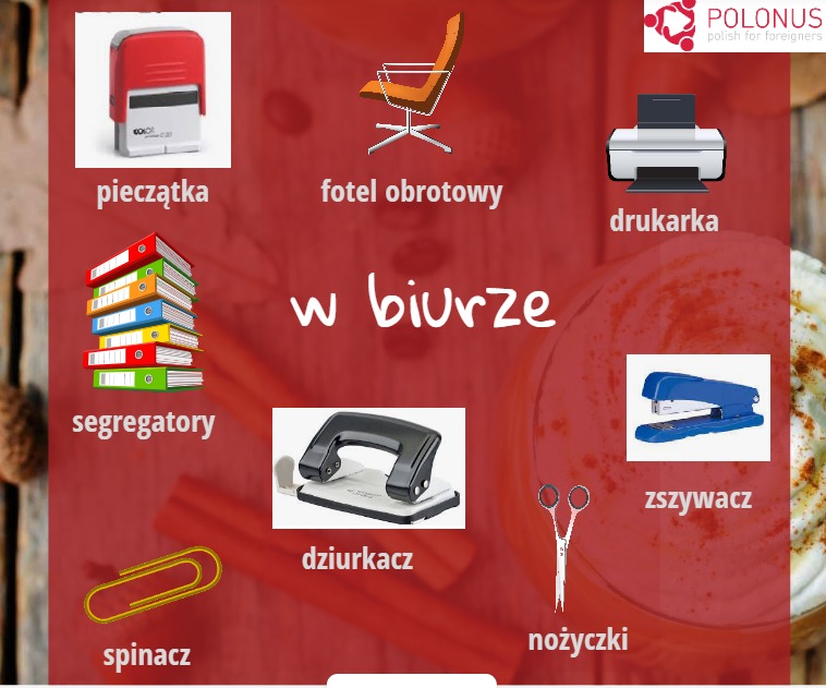 #210 Rzeczy, które są w biurze - Things that are in the office